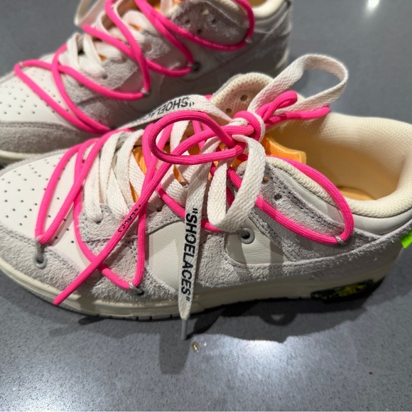 Off-White x Nike Dunk Low “Dear Summer” Lot 17 – Size 7 – Like New – Rare - Picture 3 of 8